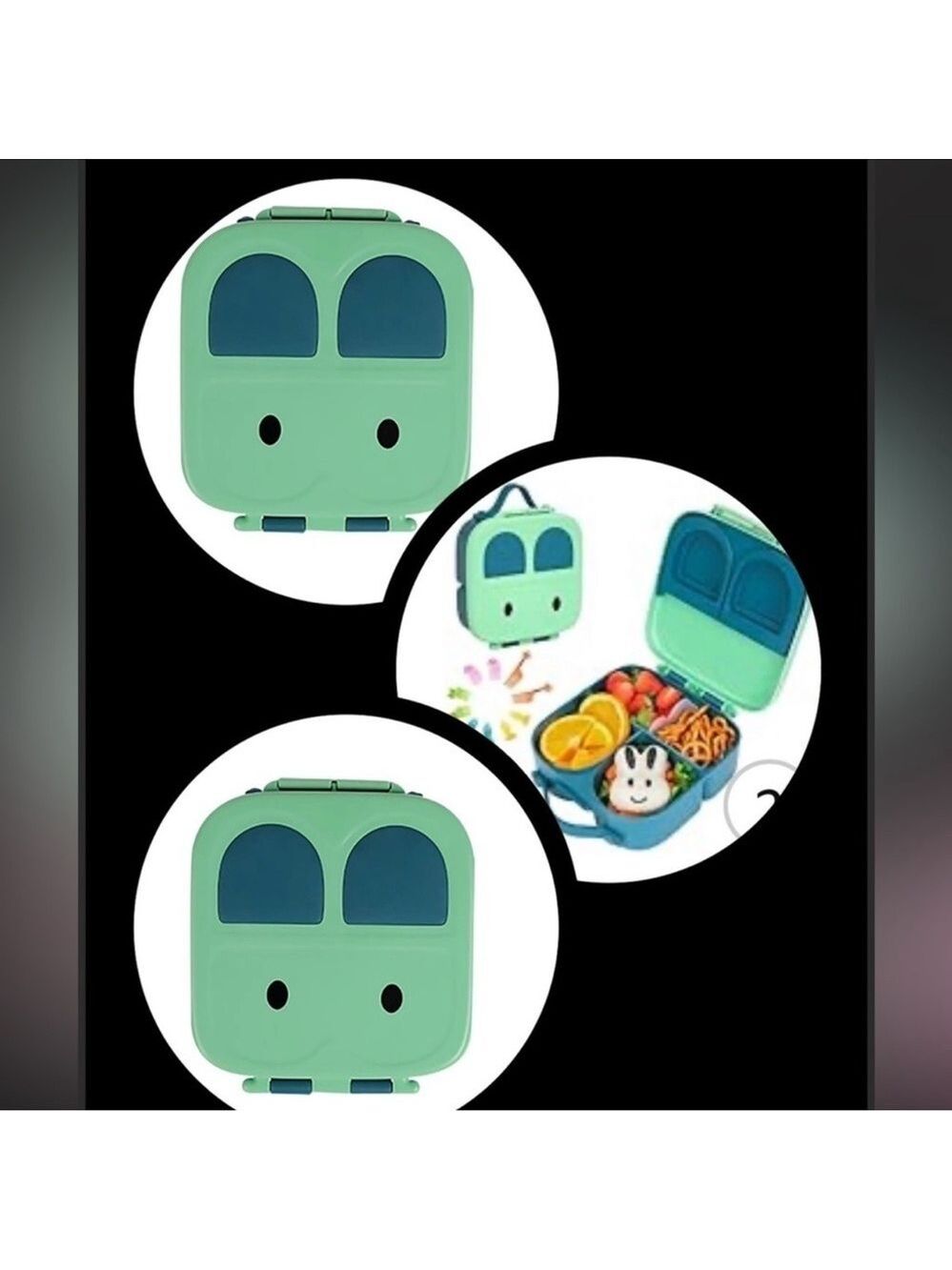 Green and Blue Lunch Box